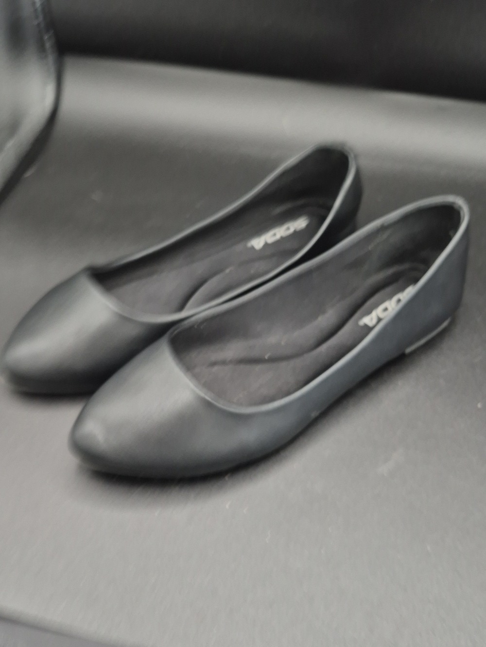 Soda Black Women's Ballet Flats